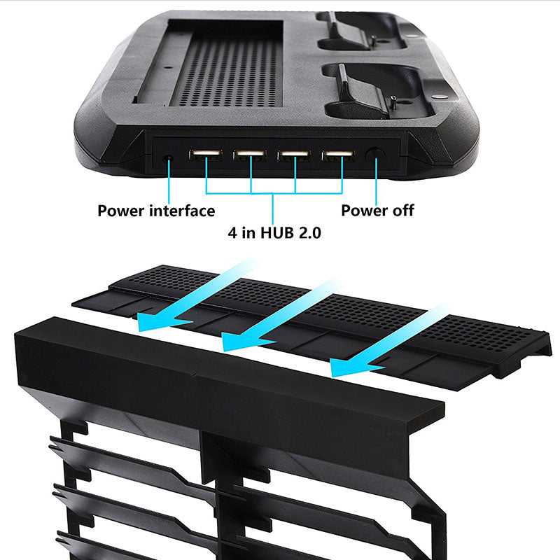 Xbox Game Discs Organizer/Cooling Fan