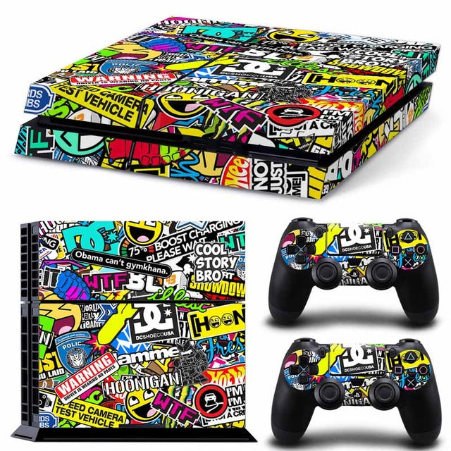 Artistic Graffiti PS4 Skin Sticker