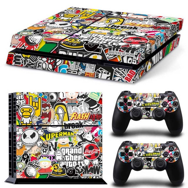 Artistic Graffiti PS4 Skin Sticker
